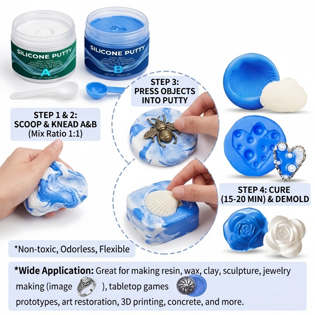 Silicone Putty Mold Making Sup - Candle Molds review and price