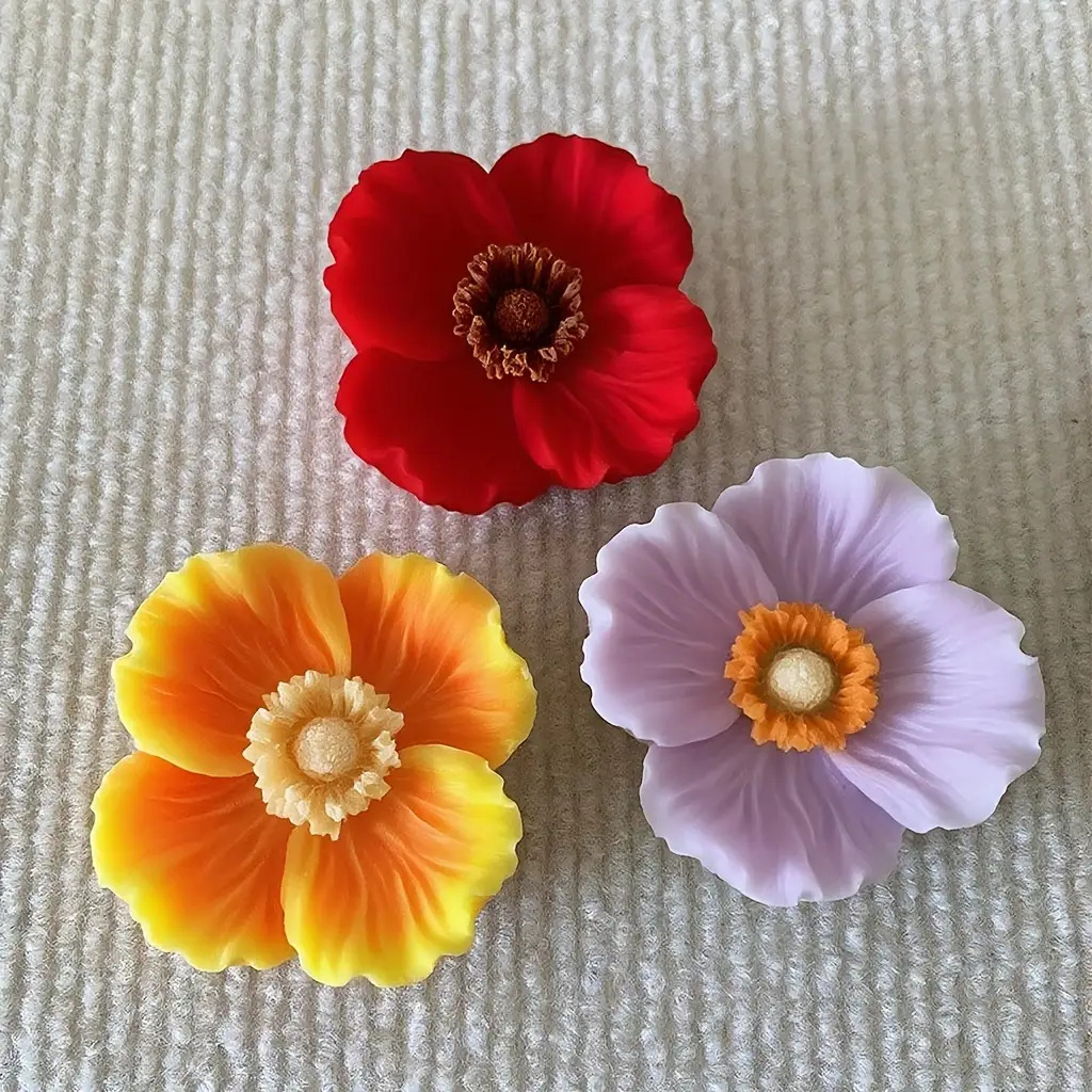 Flower Silicone Candle Mold, C - Candle Containers review and price