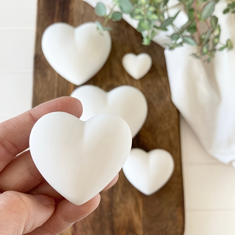 5pcs Heart-Shaped Gypsum Candl - Candle Molds review and price