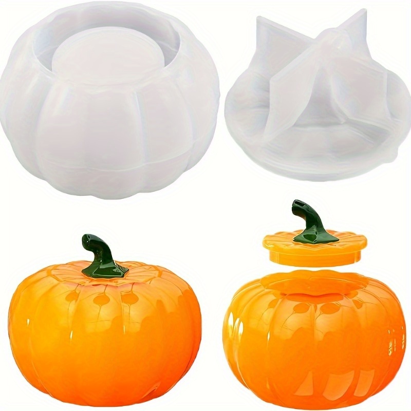 2pcs Pumpkin Jar Silicone Mold - Candle Molds review and price