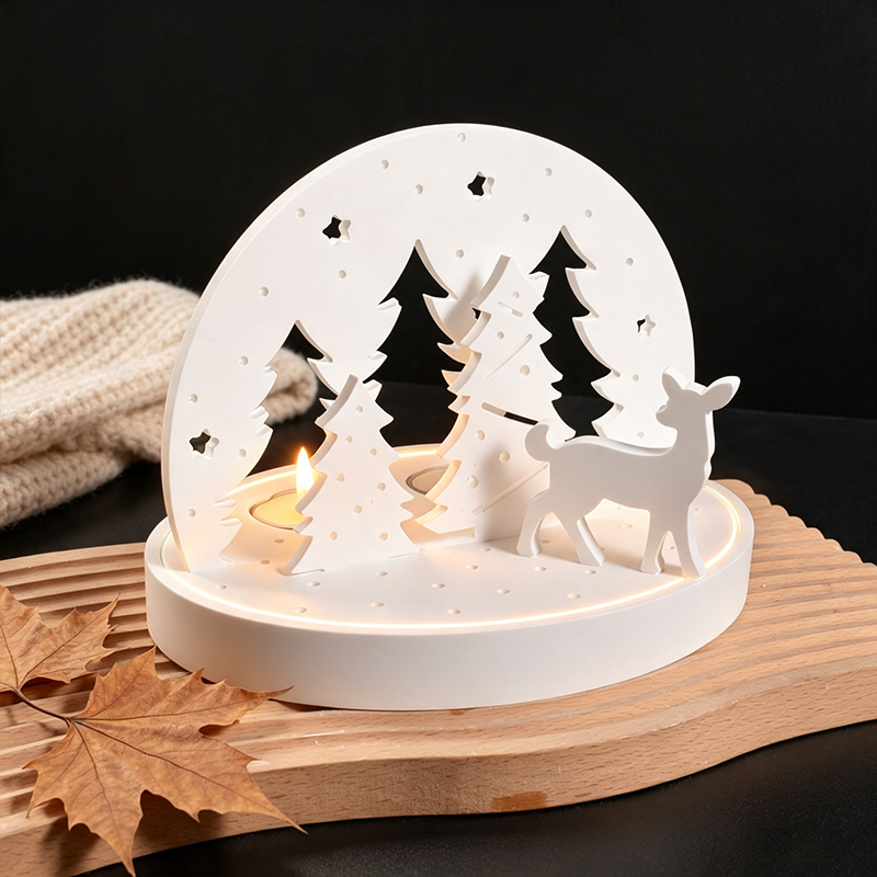 Christmas Elk Tealight Candle  - Candle Lighter review and price