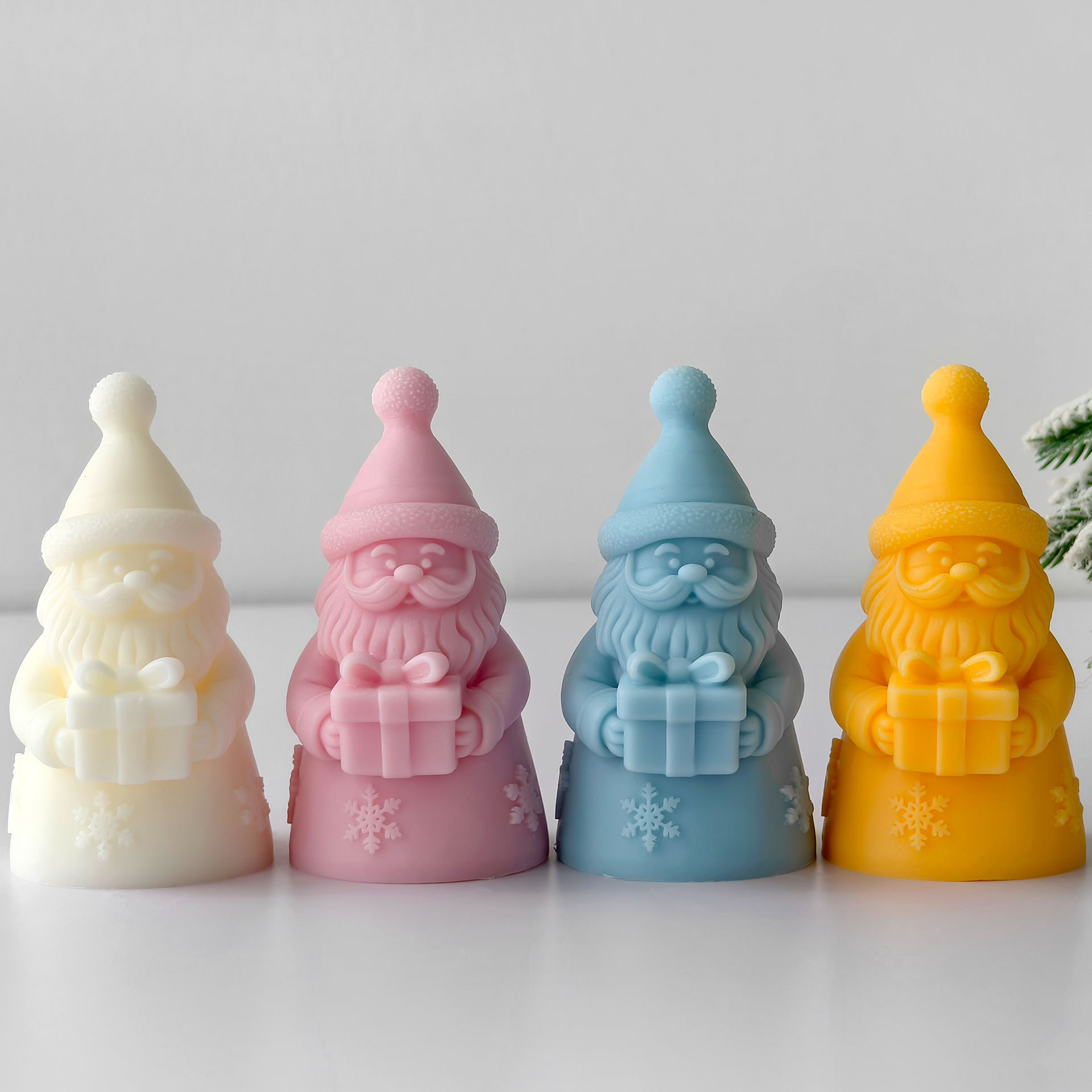 Santa Claus Gift Box Silicone  - Candle Containers review and price