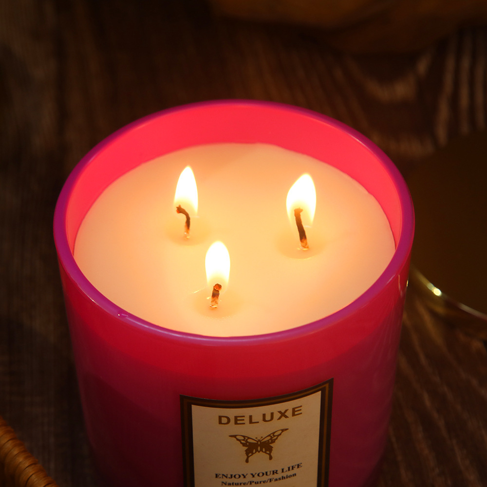 400G gold cover glass scented  - Candle Fragrance review and price