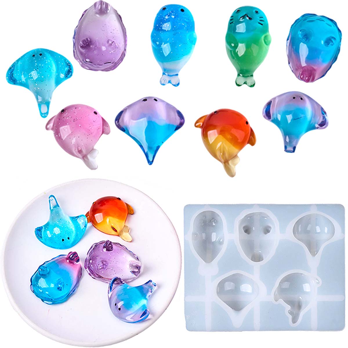 3D Healing Kawaii Manta Ray Wh - Candle Molds review and price