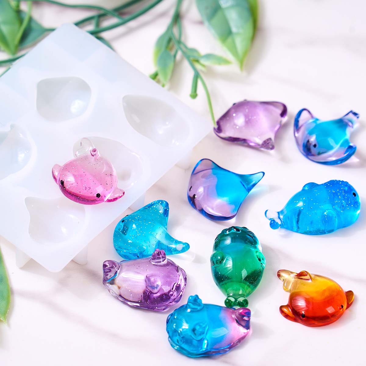 3D Healing Kawaii Manta Ray Wh - Candle Molds review and price