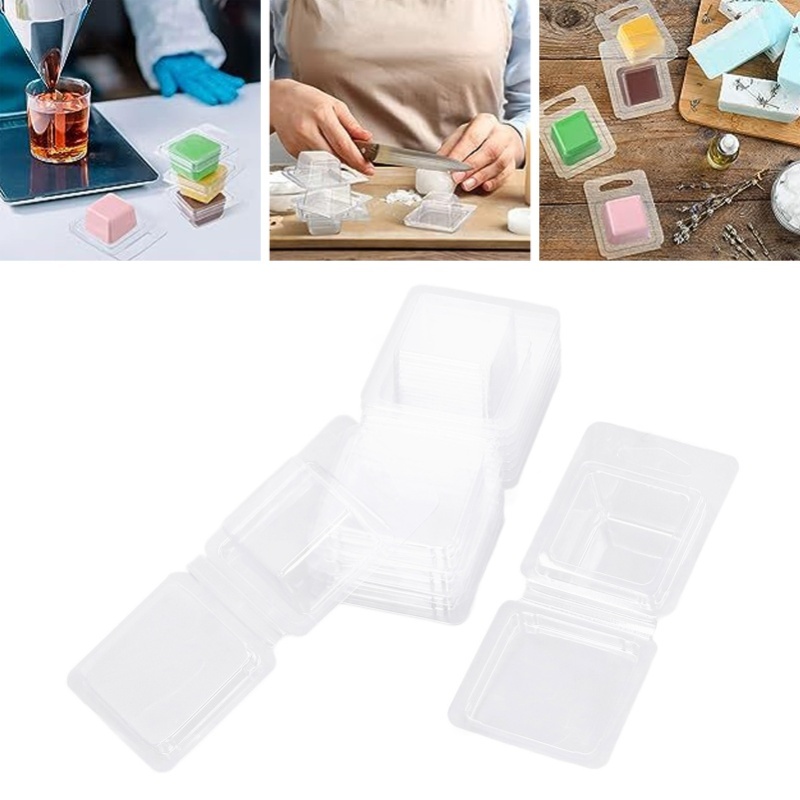 100PCS Wax Melt Molds Calmshel - Candle Containers review and price