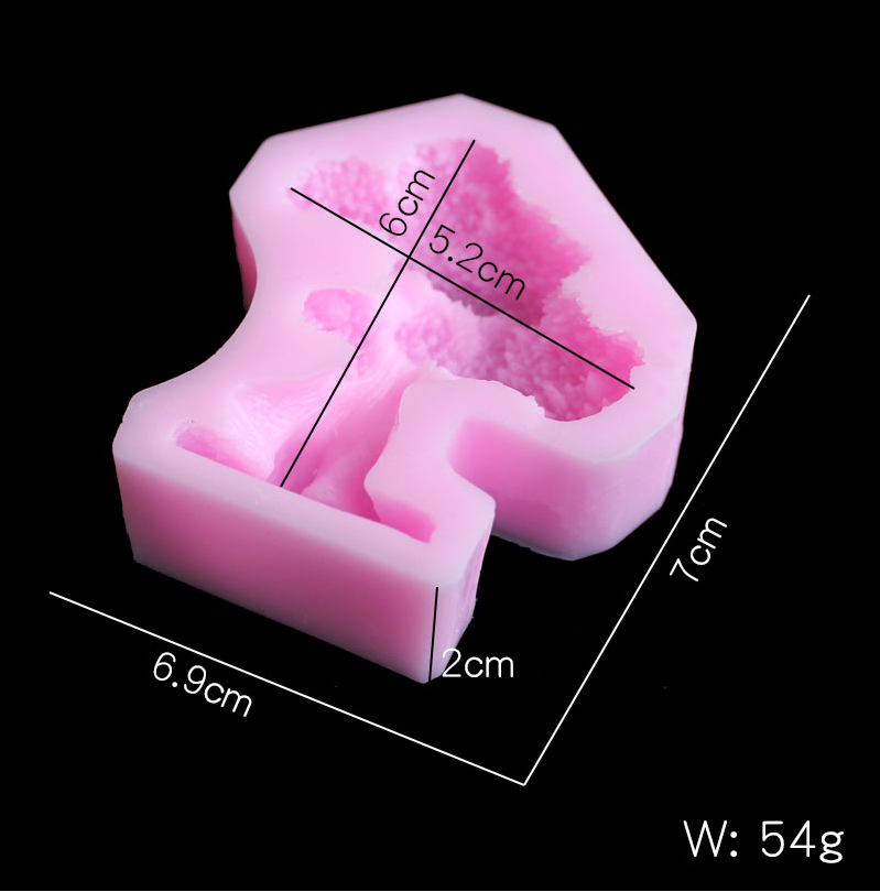 Pine tree silica gel mold DIY  - Candle Molds review and price