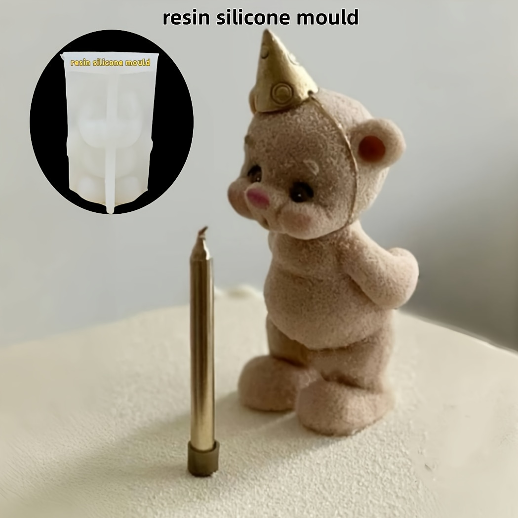 DNEJIU Cute Bear Silicone Mold - Candle Molds review and price