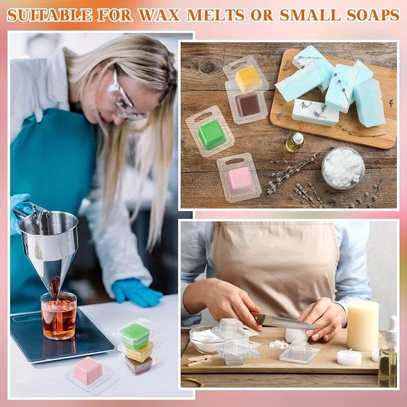 20/50pcs Clear Plastic Wax Mel - Candle Containers review and price