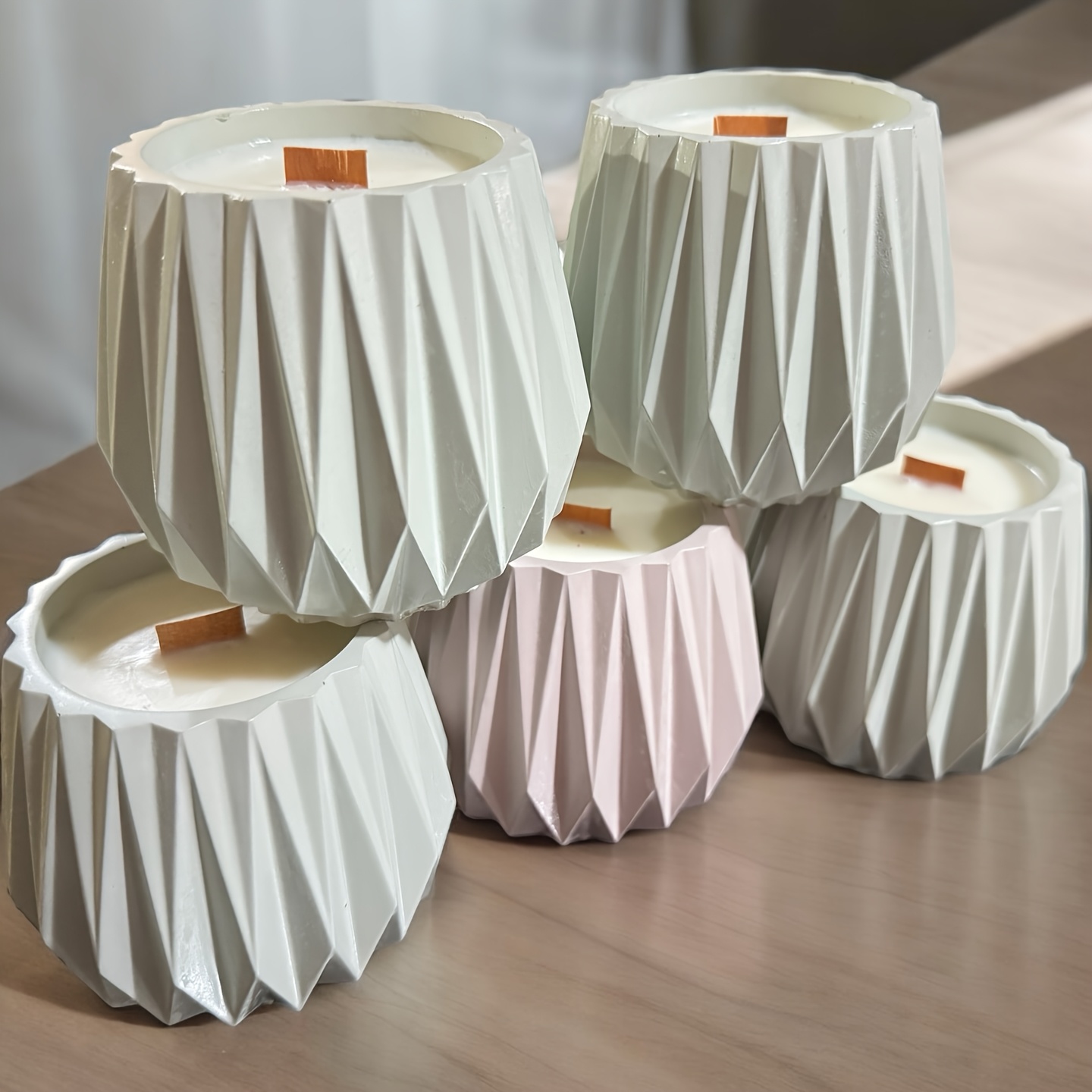 Cut Surface Candle Cup Silicon - Candle Containers review and price