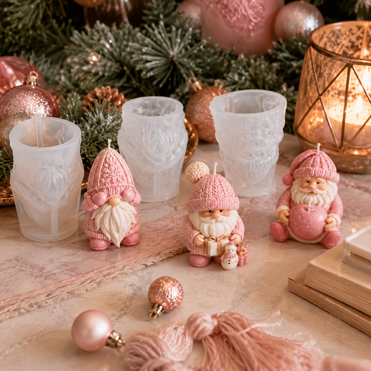 Xmas Holiday Gnome Silicone Ca - Candle Making Kit review and price