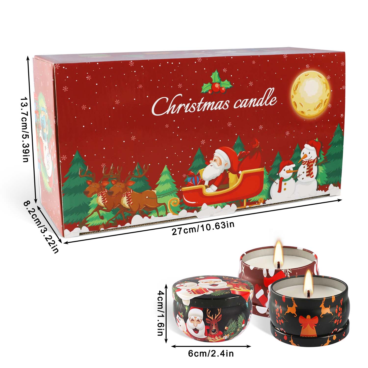 2.3 inch, 16-Piece Christmas S - Silk Candle review and price