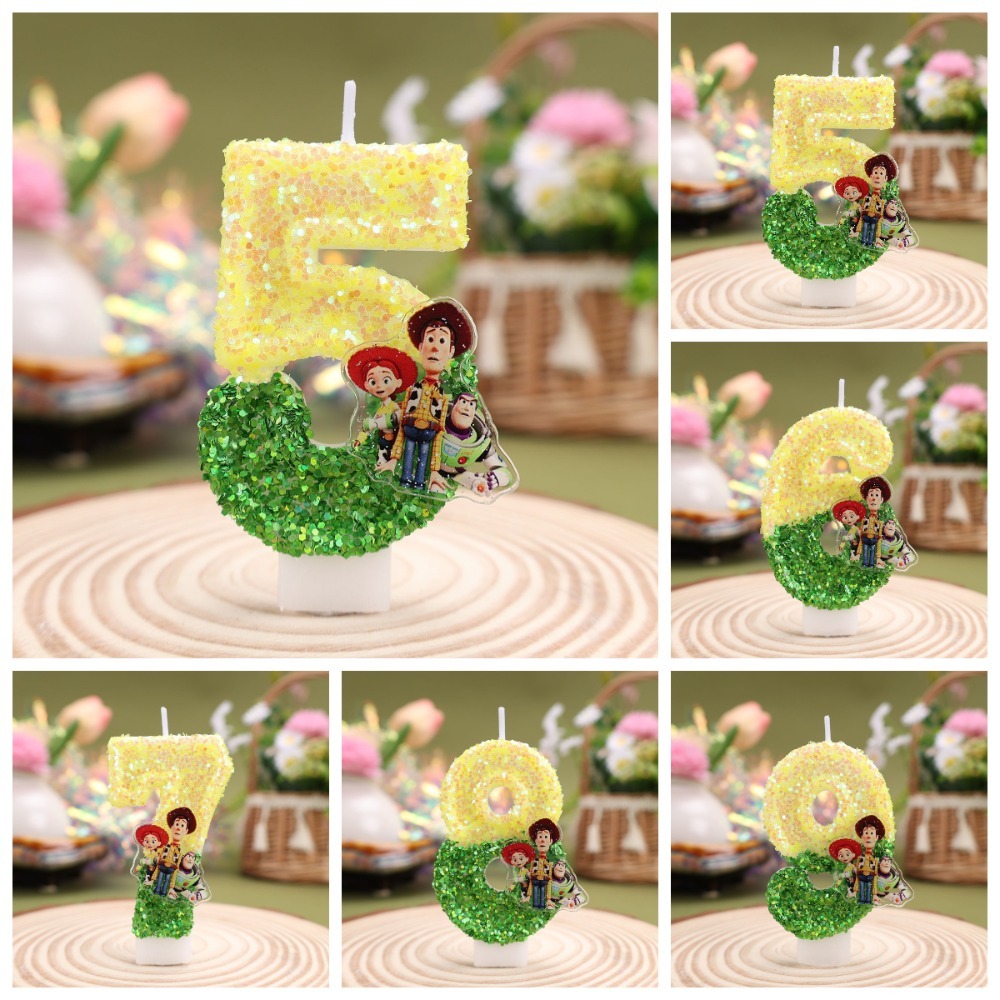 Hot Cute Cartoon T-O-Y Story D - Silk Candle review and price