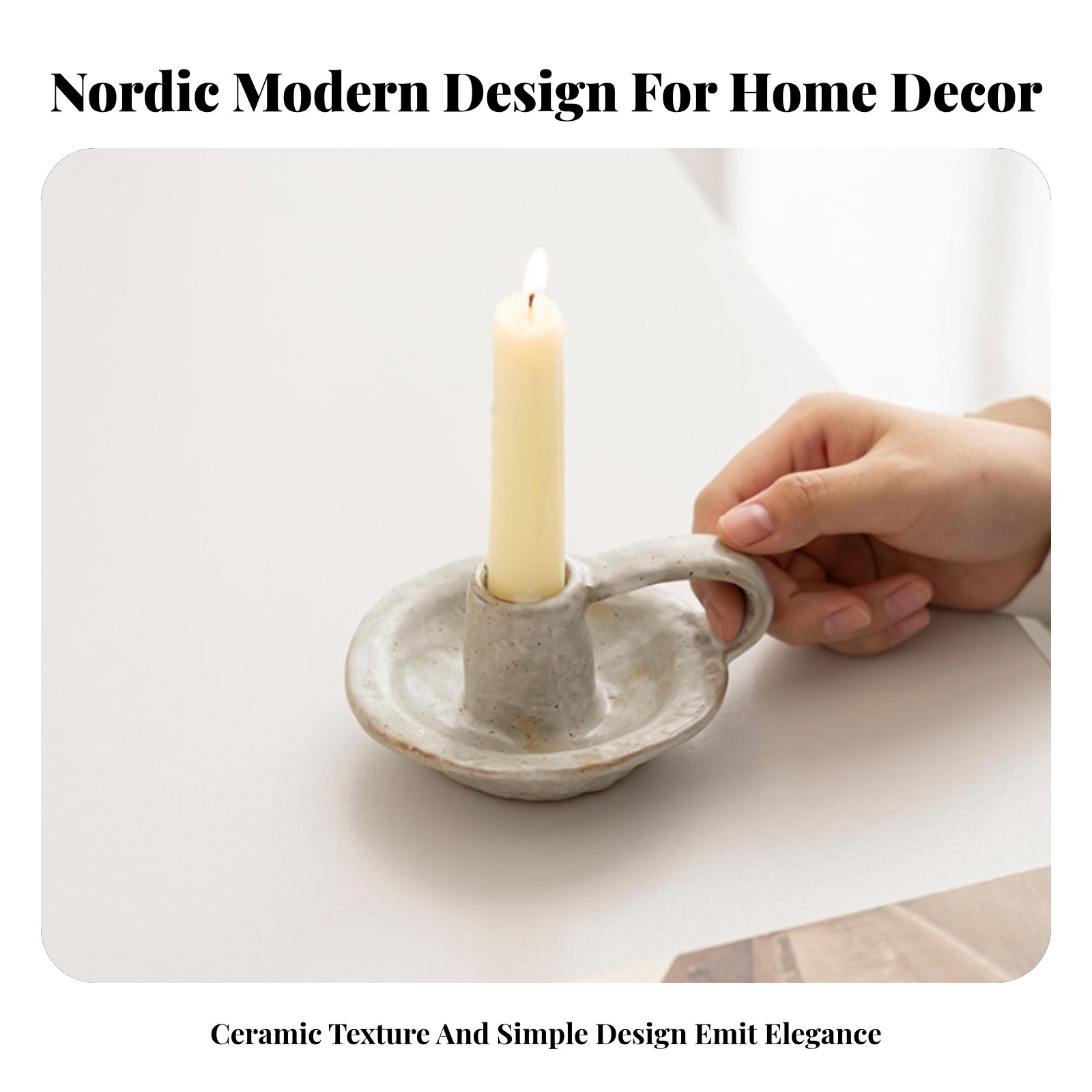 Nordic Ceramic Candle Holder,  - Paraffin Wax review and price
