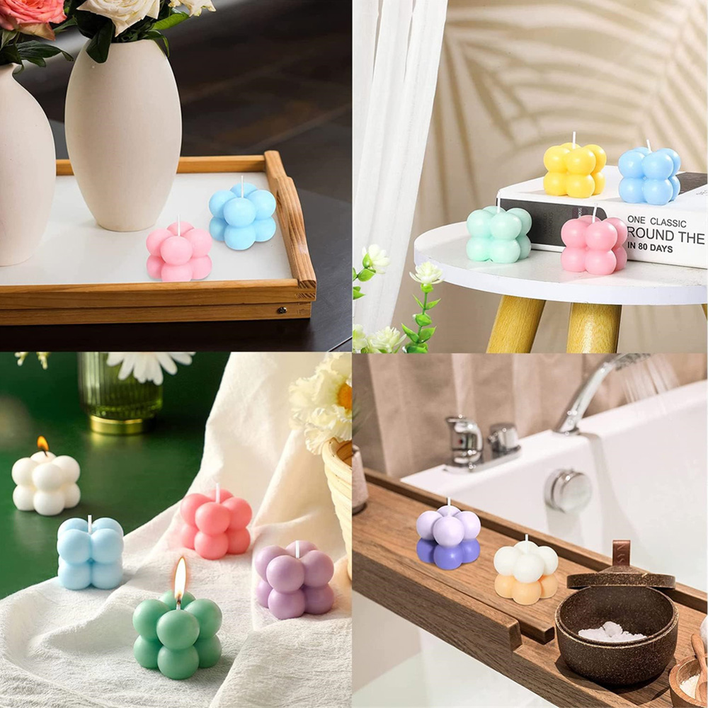 3D Bubble Cube Silicone Candle - Candle Making Kit review and price