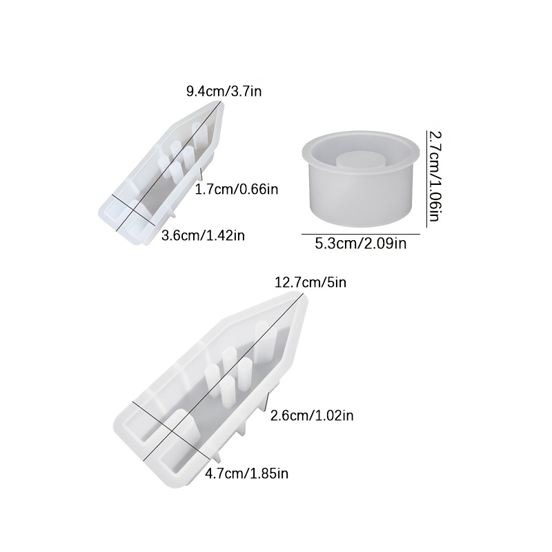DNEJIU 3pcs Resin Silicone Mol - Candle Molds review and price